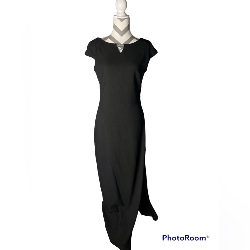 Reggio Black Maxi Dress
